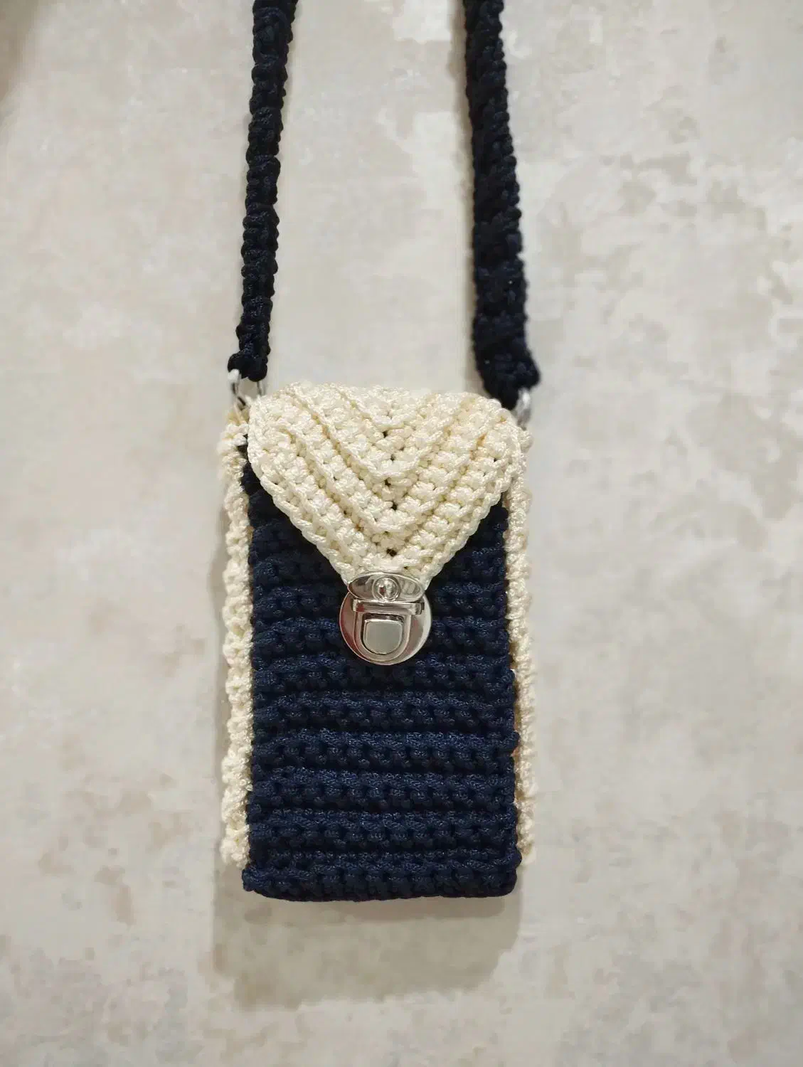 کیف موبایل گوشی دستبافت بافتنی|کیف، کفش، کمربند|قوچان, |دیوار