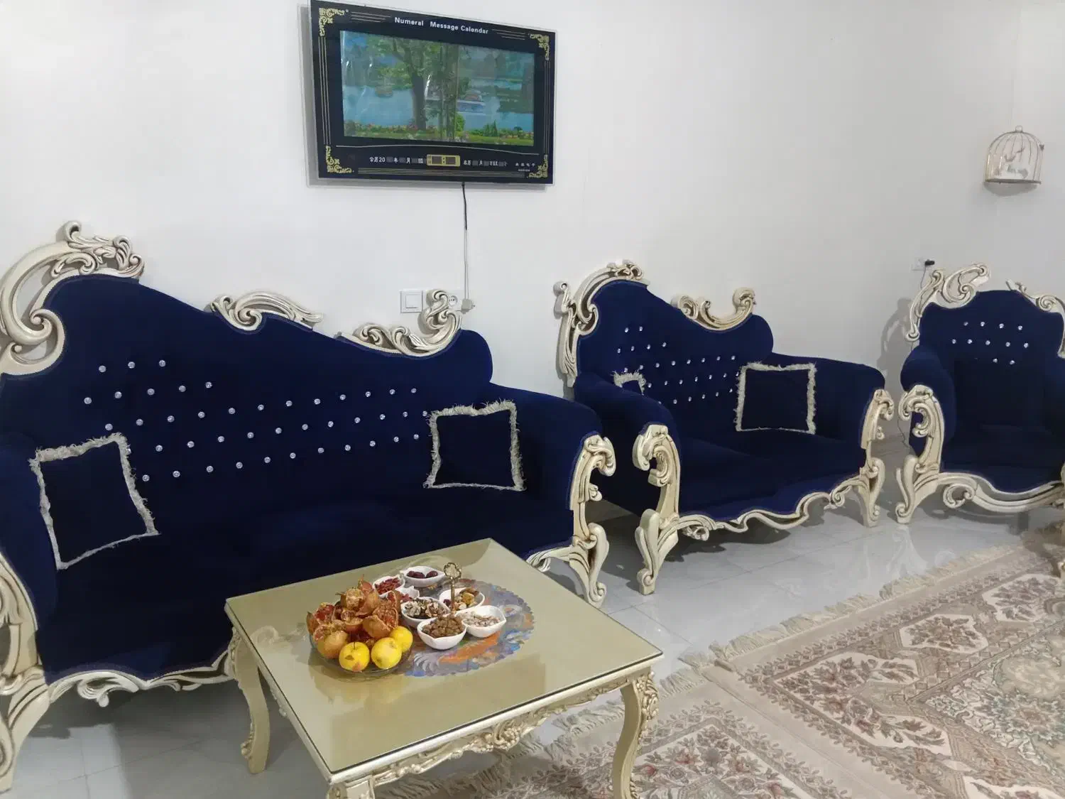 مبل هفت نفره ،چوب راش درحدنوتمیز بدون زدگی|مبلمان خانگی و میز عسلی|شاهرود, |دیوار