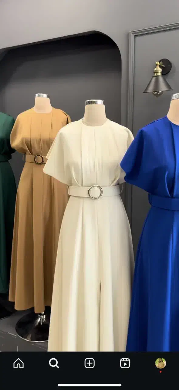 پیراهن دخترانه میدی رنگ استخونی|لباس|شهرضا, |دیوار