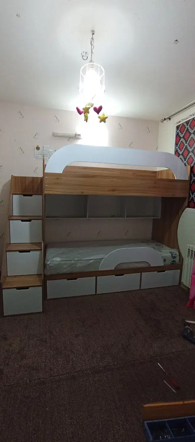 تخت دوطبقه|تخت و سرویس خواب|کاشان, شهرک صنعتی کویر|دیوار