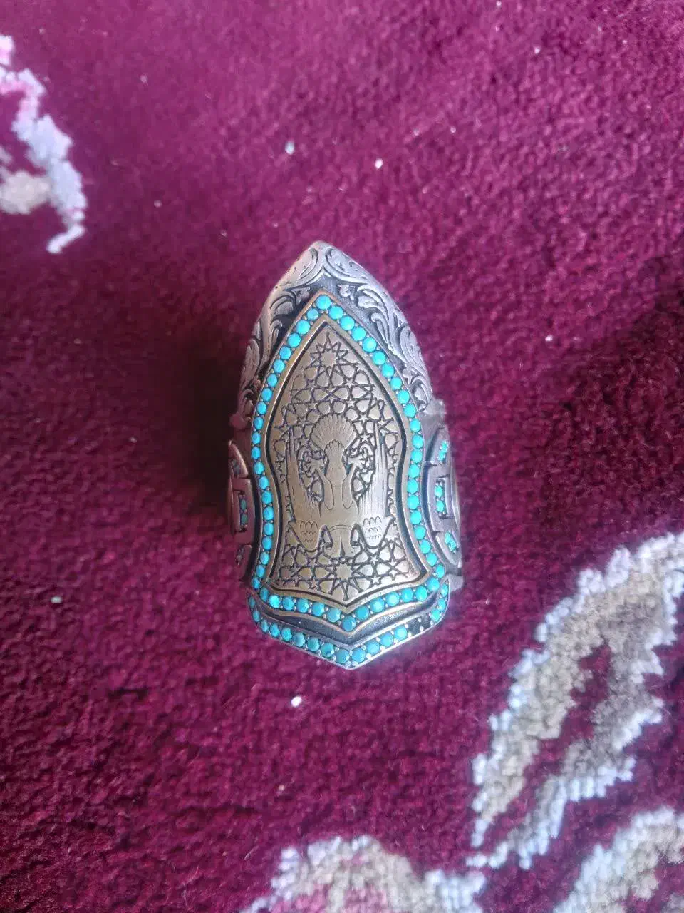 انگشتر نقره|کلکسیون اشیاء عتیقه|قم, زند آباد|دیوار