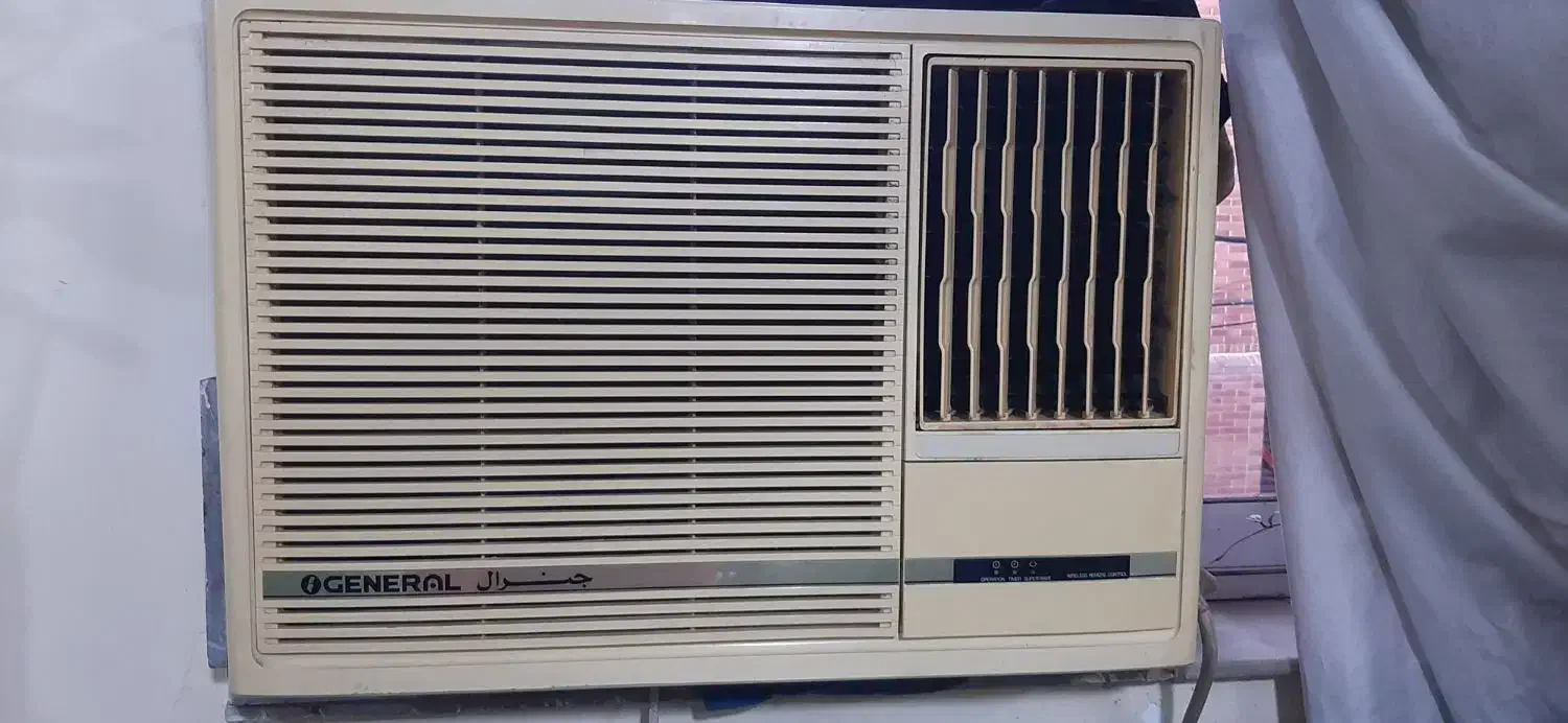 فروش کولر پنجره ای اجنرال ۲۴ هزار کنترلی|کولر گازی و فن‌کوئل|بابل, |دیوار