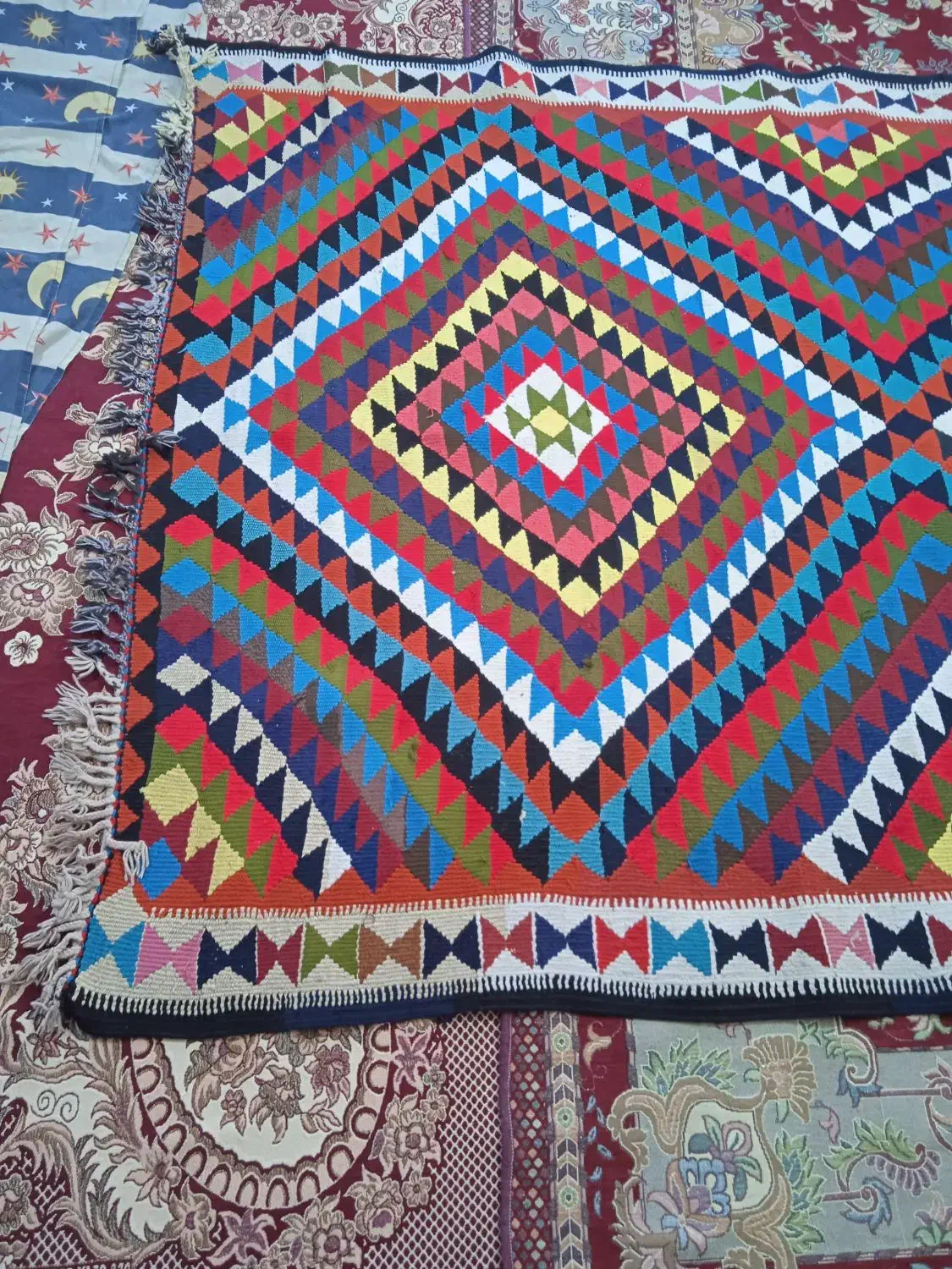 گلیم فرش|گلیم، جاجیم، گبه|کوهدشت, |دیوار