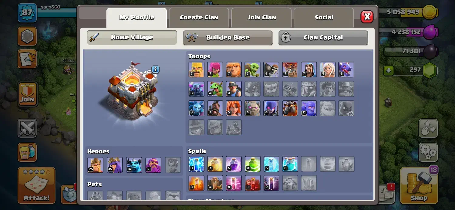 پک اکانت کلش آف کلنز و رویال|کنسول، بازی ویدئویی و آنلاین|تهران, شهرک هما|دیوار