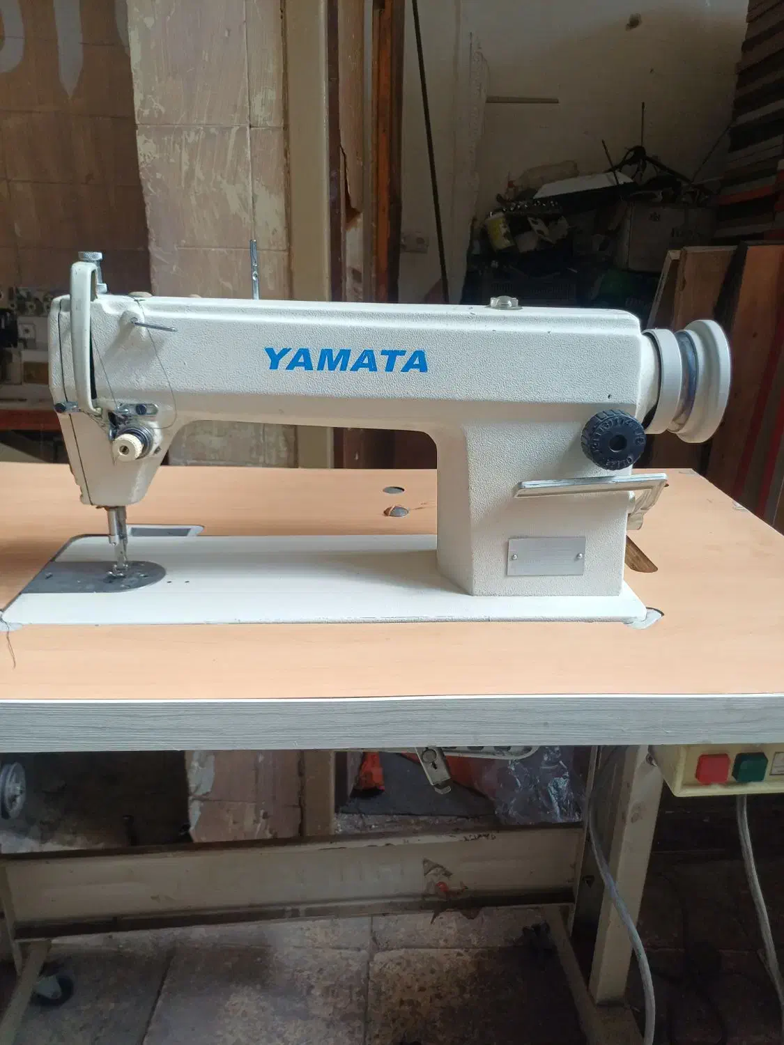 چرخ راسته دوز یاماتا در حد نو موتور جدا|چرخ خیاطی و ریسندگی|اصفهان, شاهد|دیوار