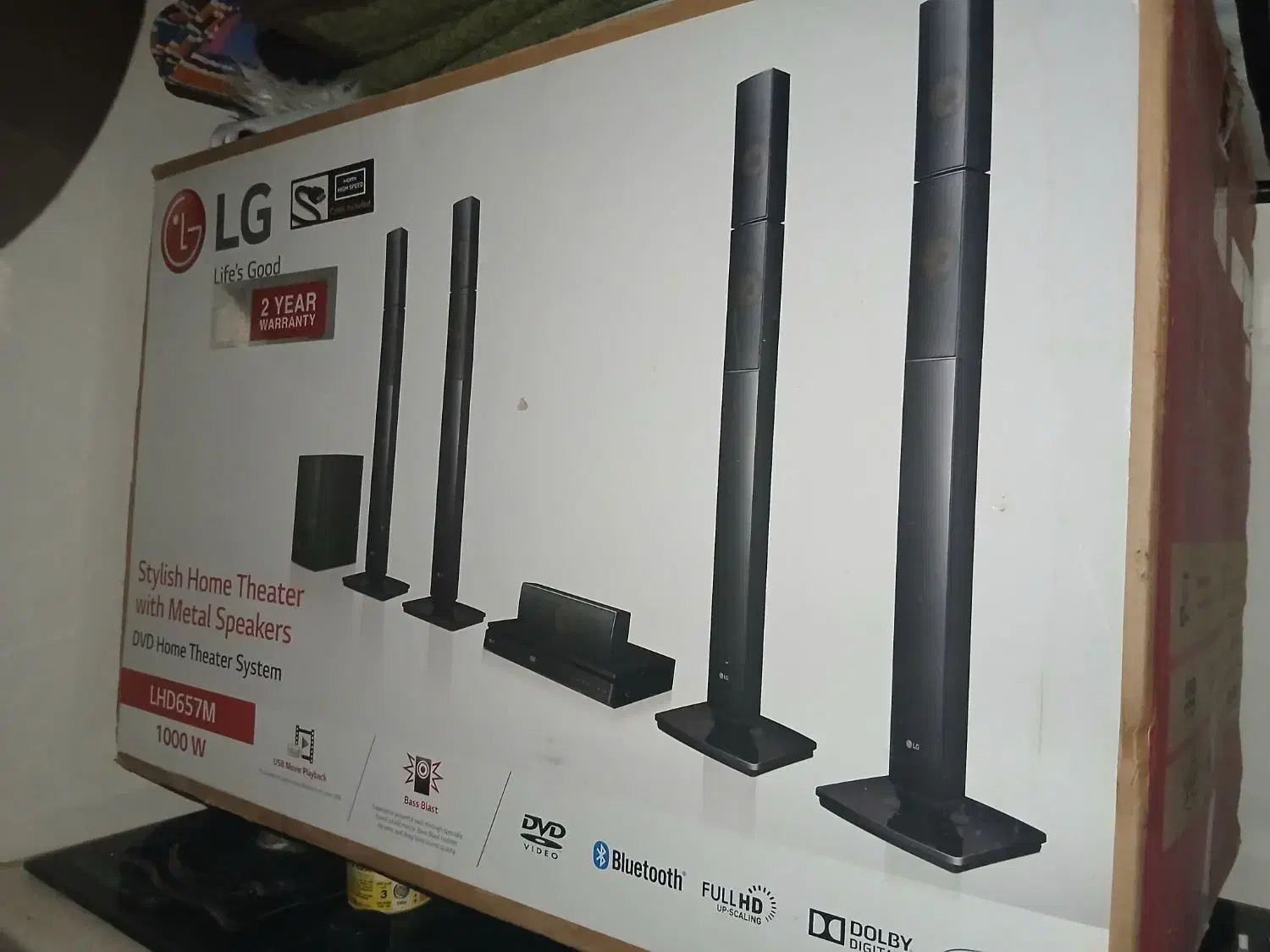 سینما خانگی ال حی|سیستم صوتی خانگی|صدرا-فارس, فاز ۱|دیوار