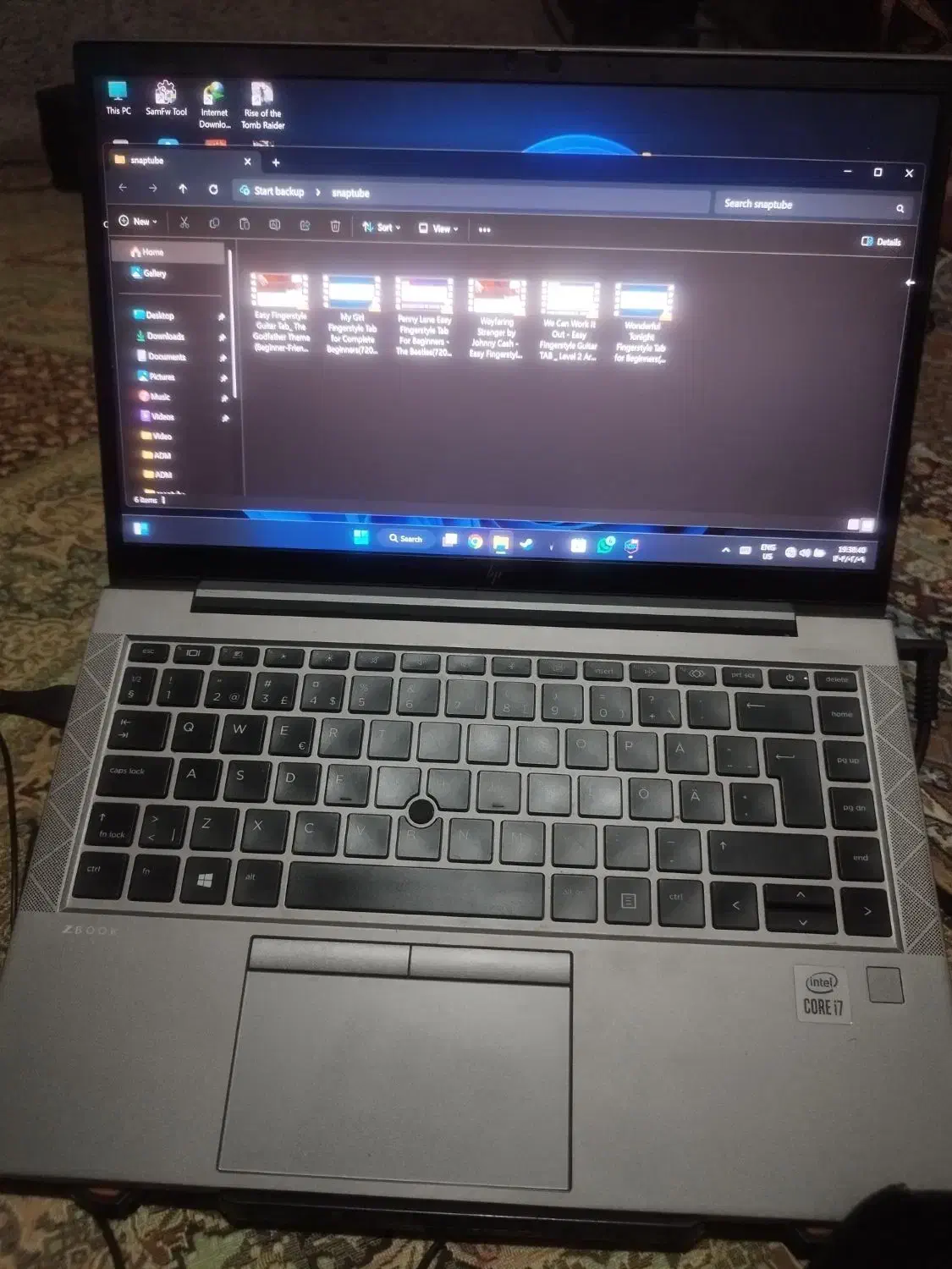 لپ تاب Hp zbook firefly 14 G7|رایانه همراه|میناب, |دیوار
