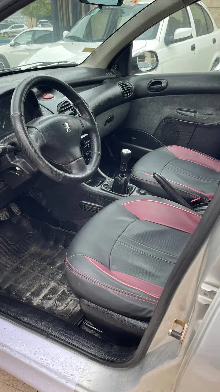 پژو 206 (تیپ2) 1384 نقرهای(اقساطی)|خودرو سواری و وانت|آمل, |دیوار