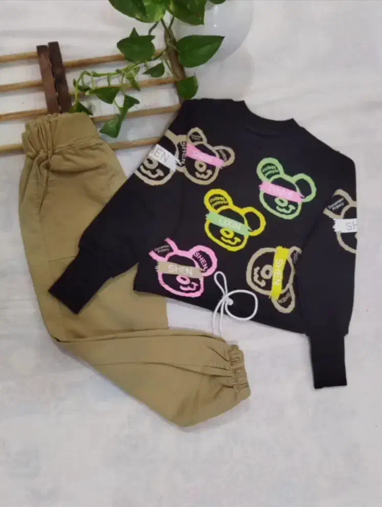 بلوز شلوار ست آستین فینگری|کفش و لباس بچه|بهشهر, |دیوار