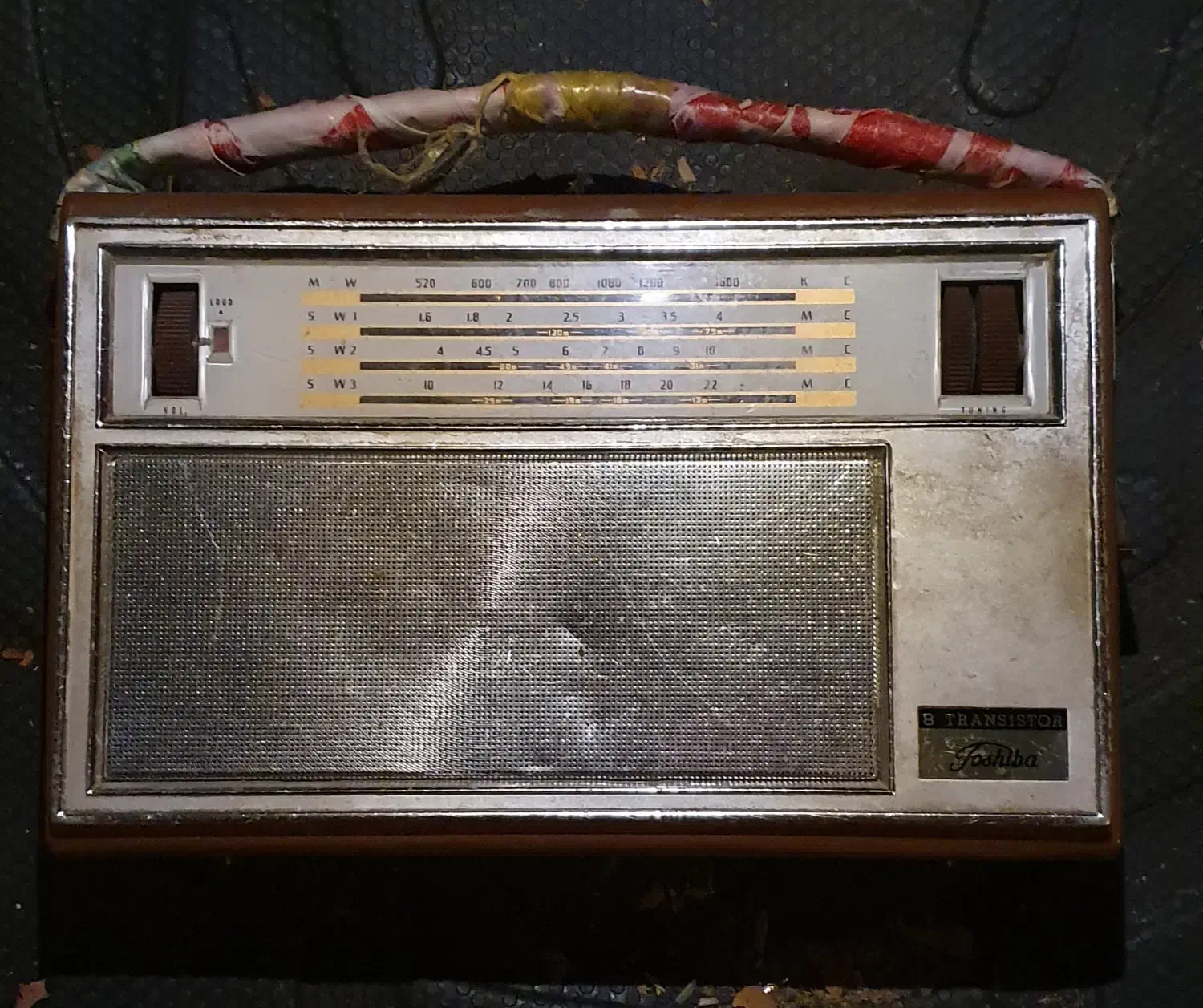 رادیو توشیبا عتیقه|کلکسیون اشیاء عتیقه|شیراز, بعثت|دیوار