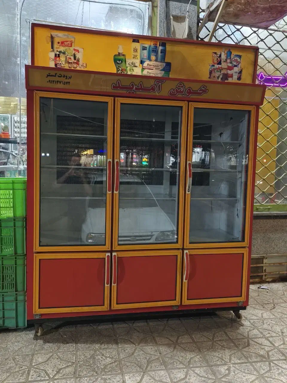 یخچال ویترینی|فروشگاه و مغازه|زرندیه, |دیوار