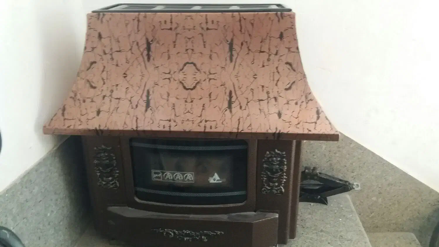 بخاری کلبه ای|بخاری، هیتر، شومینه|سبزوار, زینبیه|دیوار