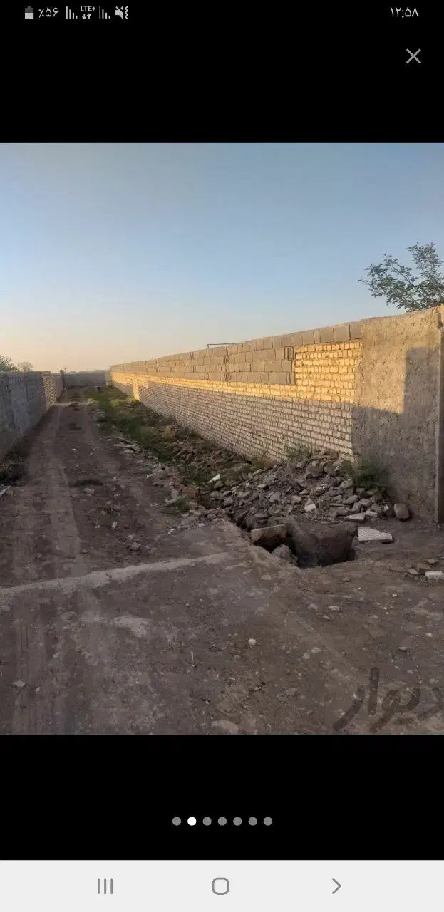 فروش زمین ۱۰۰ متری در جاده قمصر دشت صفی آباد|فروش زمین و ملک کلنگی|کاشان, صفی آباد|دیوار