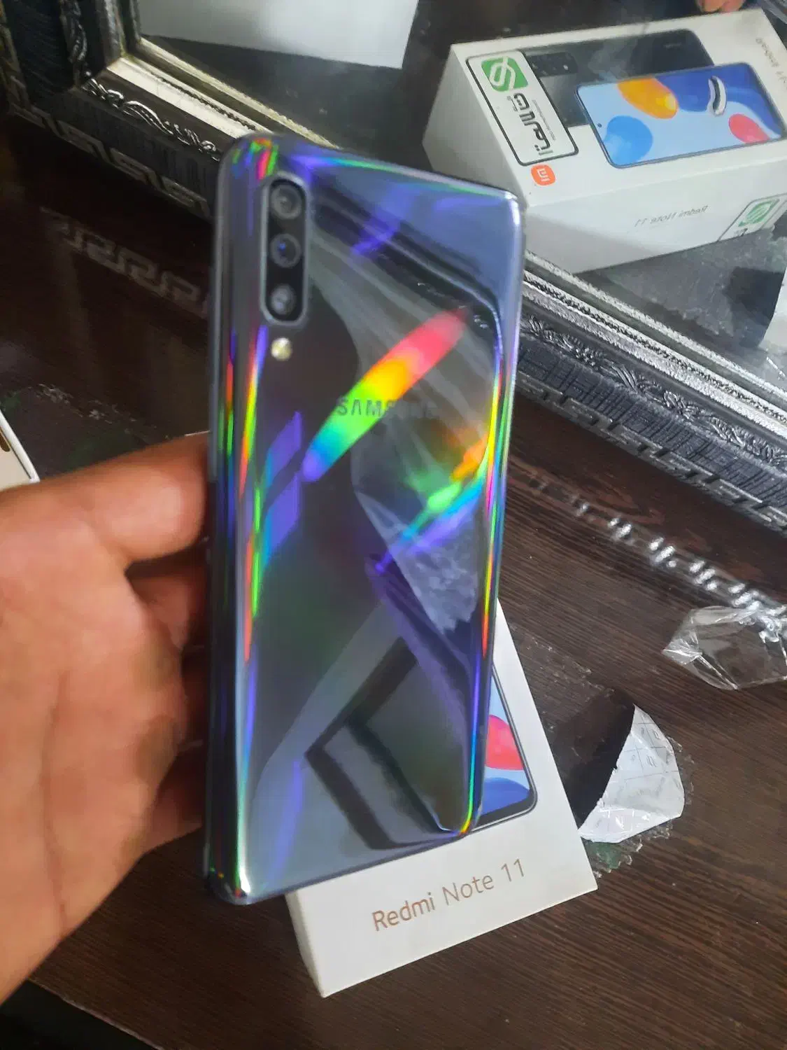 گوشی بسیار تمیز samsong A50|موبایل|مشهد, ابوذر|دیوار