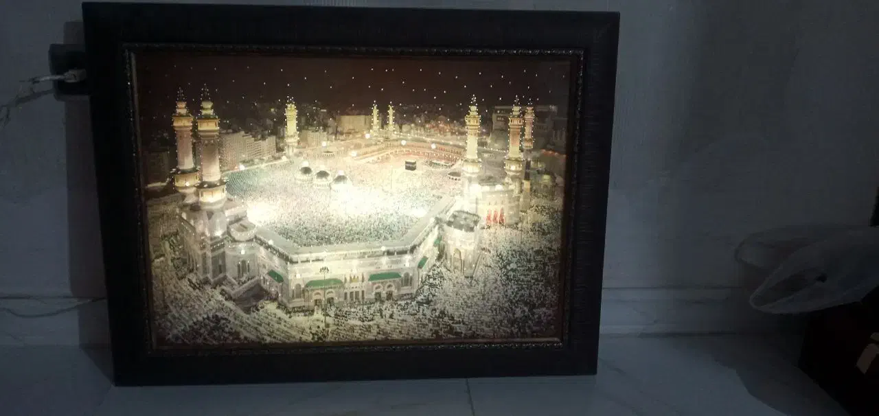 تابلو وچراغ خواب خانه خدا|چراغ خواب و آباژور|اشتهارد, |دیوار