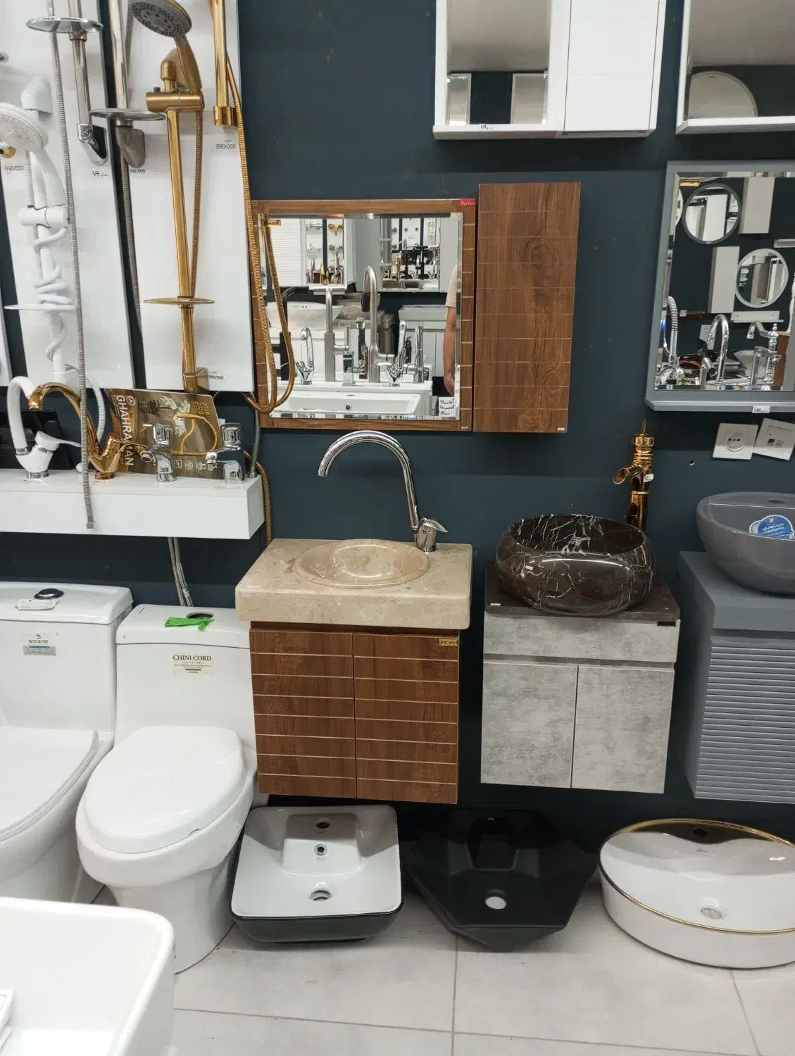 روشویی کابینتی 35*50سنگی توکار|لوازم سرویس بهداشتی|آبعلی, |دیوار