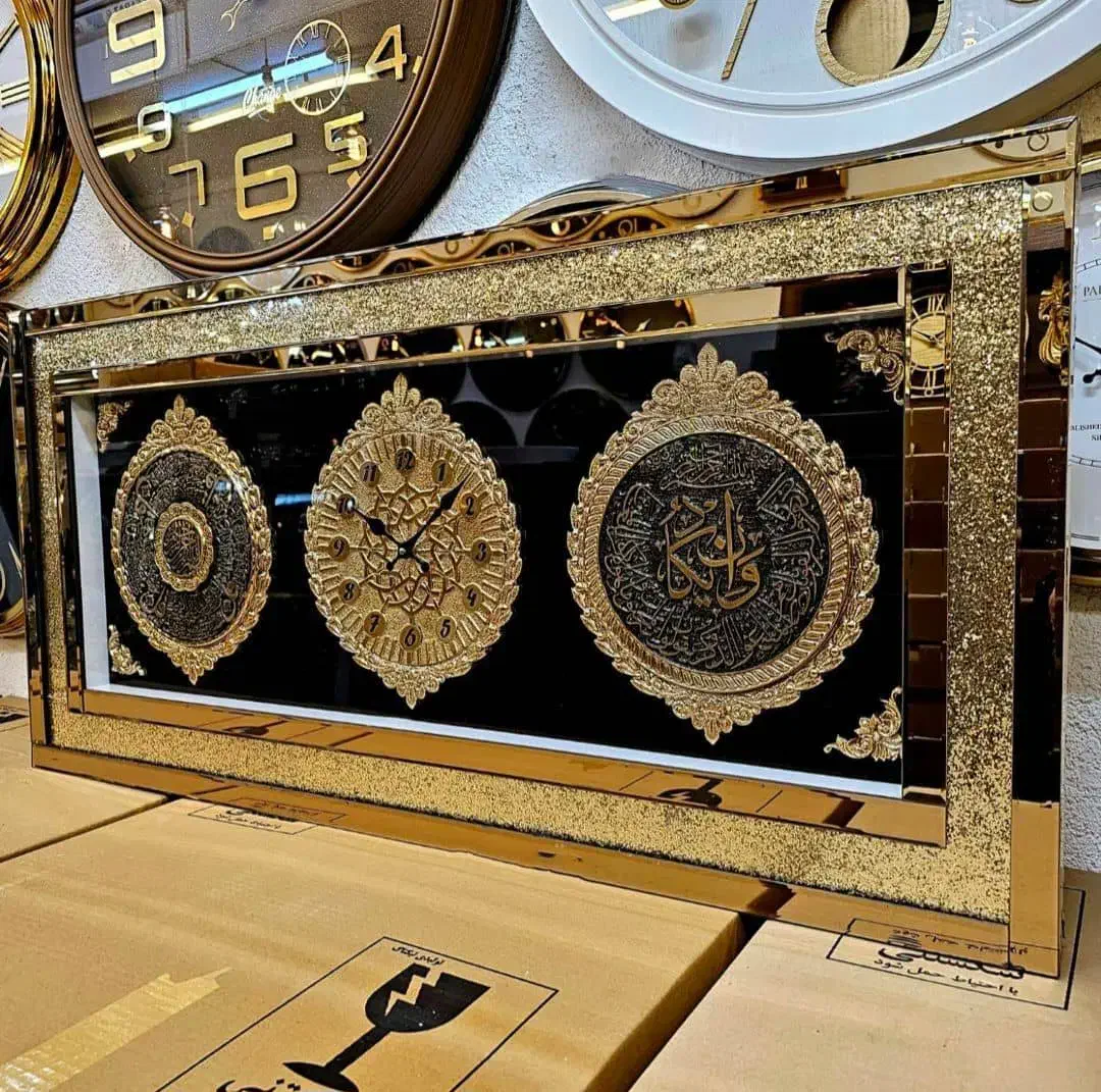 تابلو ساعت دار|تابلو، نقاشی، عکس|باقرشهر, |دیوار