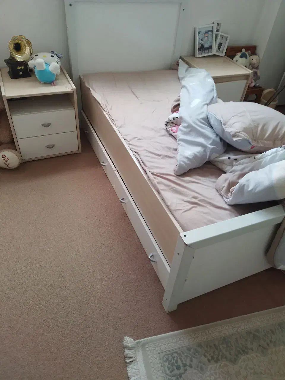 تخت و بوفه بچه گانه|تخت و سرویس خواب|ساری, |دیوار