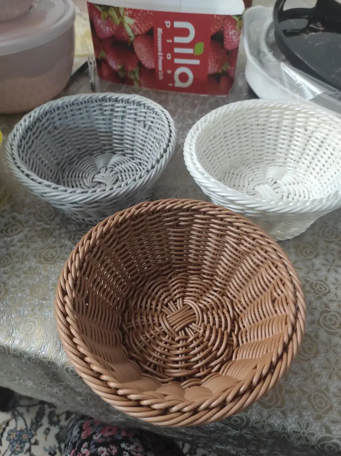 سبد بافت برای سبزی و لیمو|صنایع دستی و سایر لوازم تزئینی|شاهینشهر, خبرنگار|دیوار