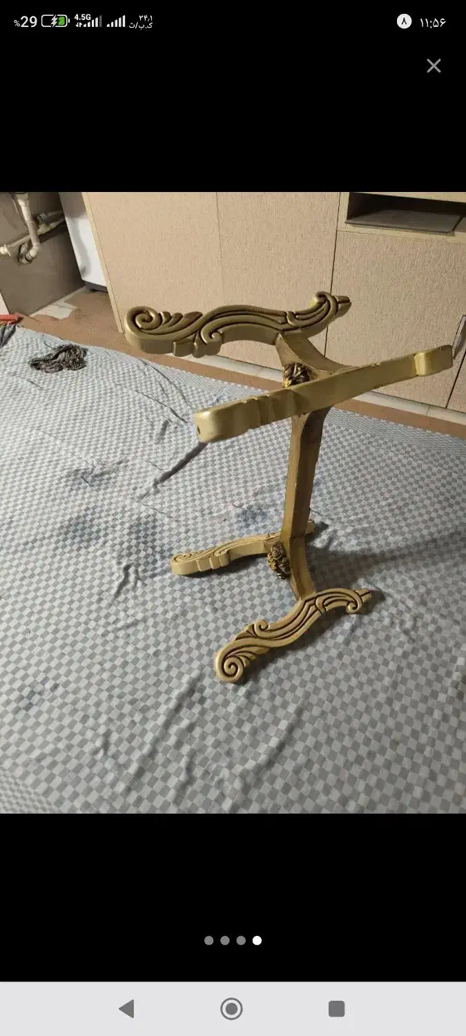 مبل هفت نفره نیمه استیل با ست جلو مبلی چوبی|مبلمان خانگی و میز عسلی|قم, کوه سفید|دیوار