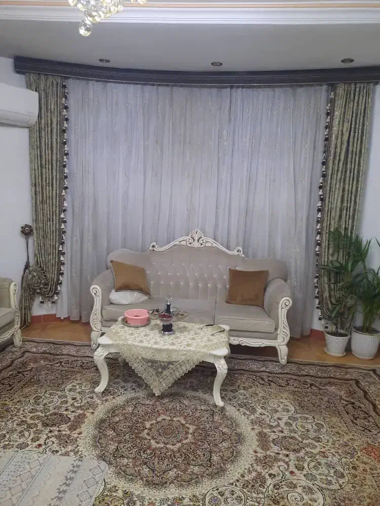 پرده حریر باوالن وقاپ پرده و آستری وچوب پرده|پرده، رانر، رومیزی|هشتگرد, هشتگرد قدیم|دیوار