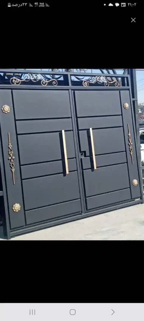 درب حیاط حیاطی کیت کتی مدرن انباری باغی|مصالح و تجهیزات ساختمان|بومهن, |دیوار