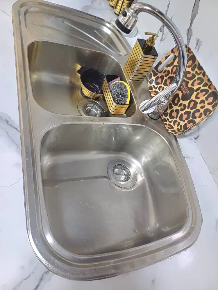 سینک دو لگنه|مصالح و تجهیزات ساختمان|رشت, ولکس|دیوار