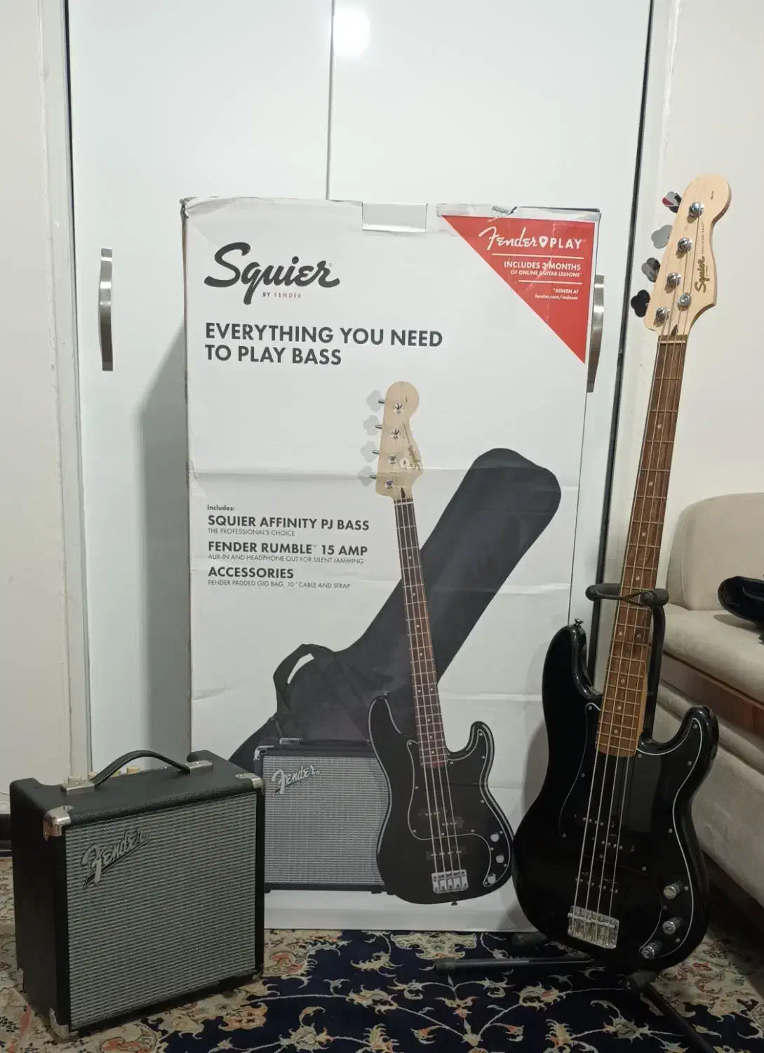 گیتار بیس فندر|گیتار، بیس، امپلیفایر|ساری, |دیوار