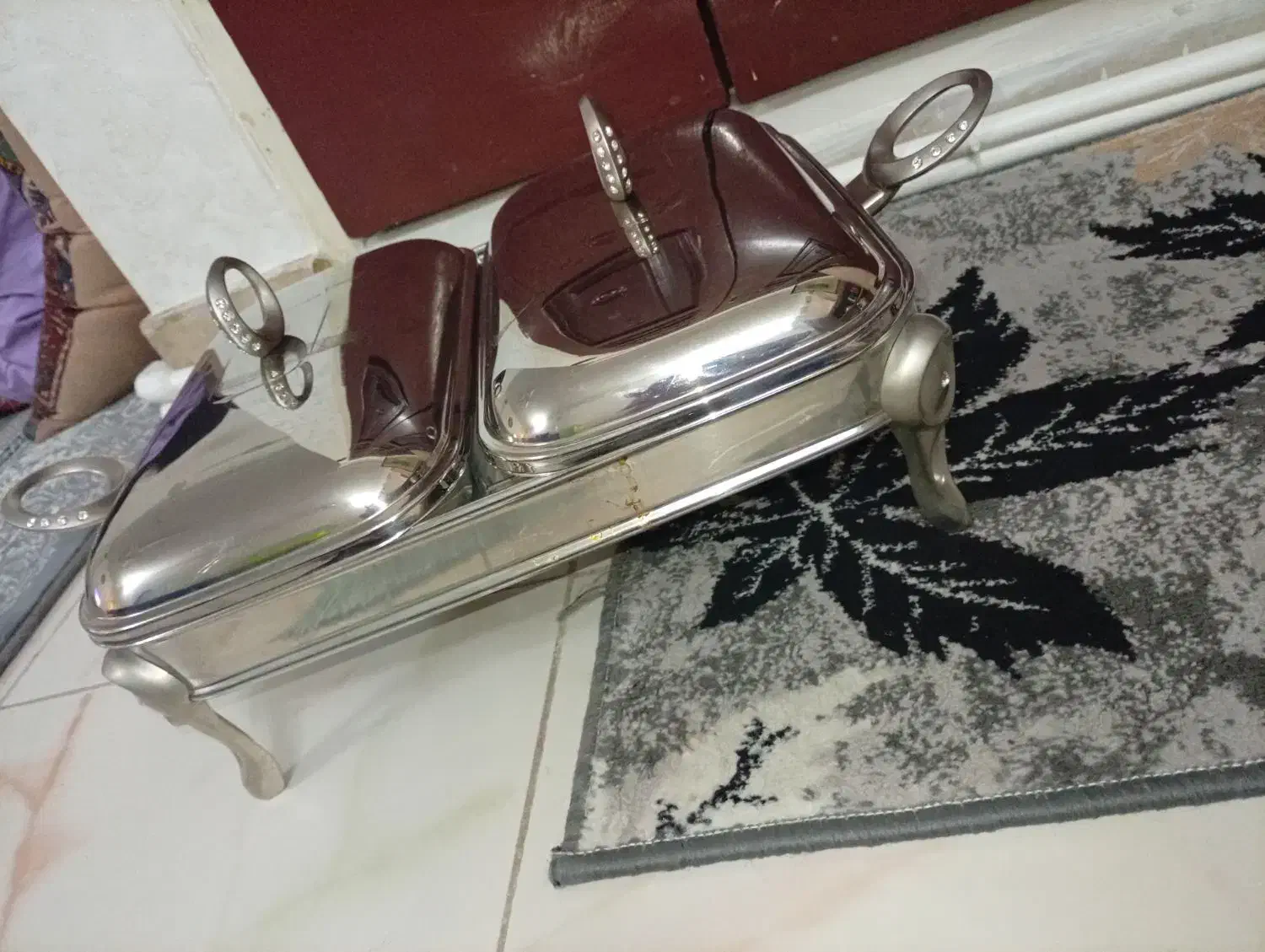 سوفله سوپ خوری ومرغ خوری دوقلونو|ظروف سرو و پذیرایی|کهریزک, |دیوار