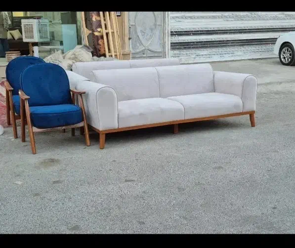 مبل مینیمال راحتی ۸ نفره با ضمانت|مبلمان خانگی و میز عسلی|چمستان, |دیوار