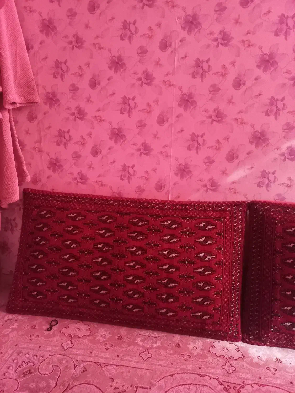 پشتی دستباف ترکمن|پشتی|فردیس, قریشی|دیوار