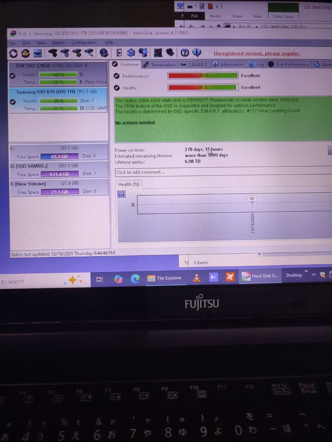 هارد  ssd سامسونگ|قطعات و لوازم جانبی رایانه|تهران, شهرک آسمان|دیوار