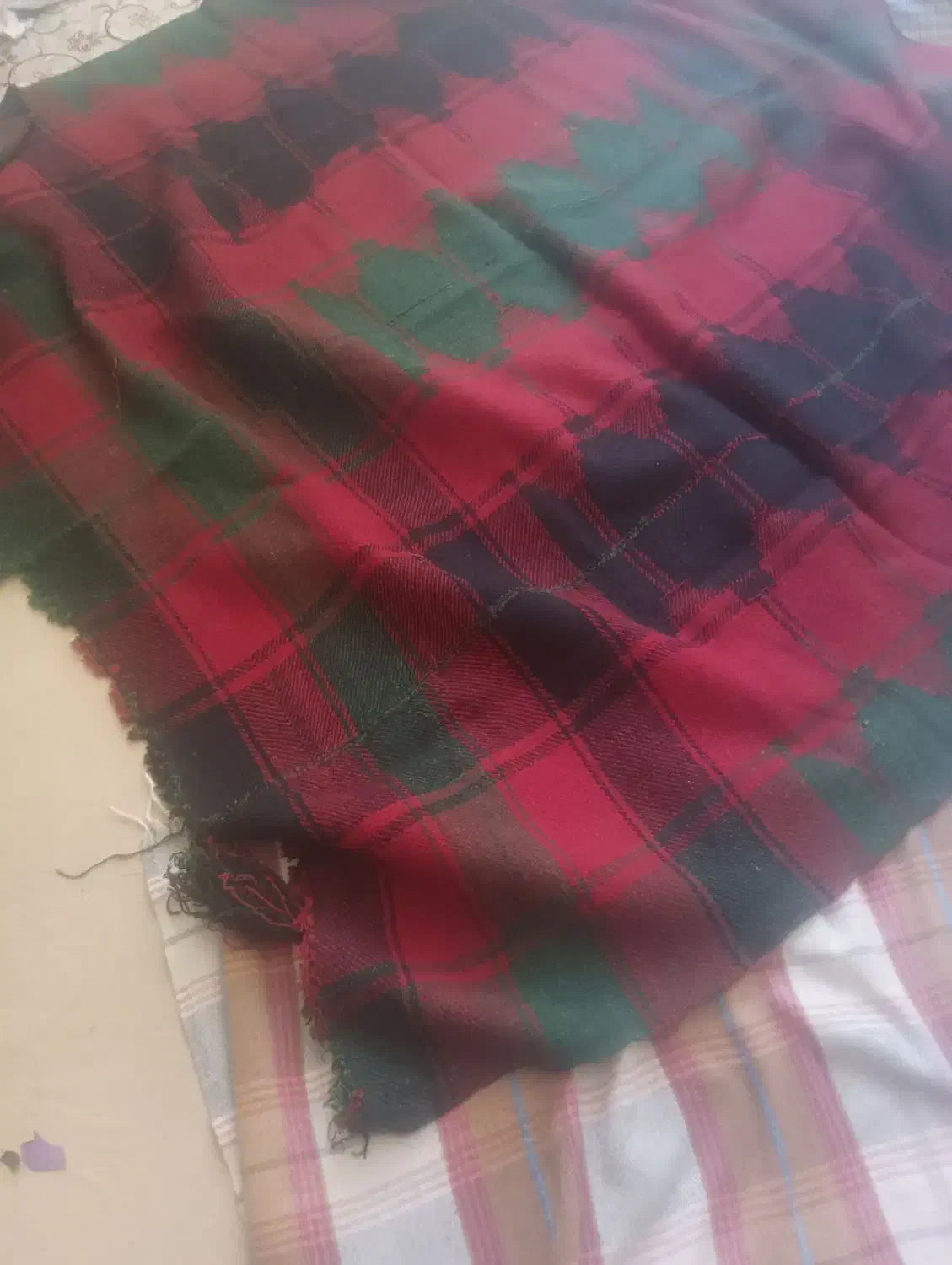 دوعددموج قدیمی سنتی دستباف سالم|گلیم، جاجیم، گبه|کرمانشاه, |دیوار