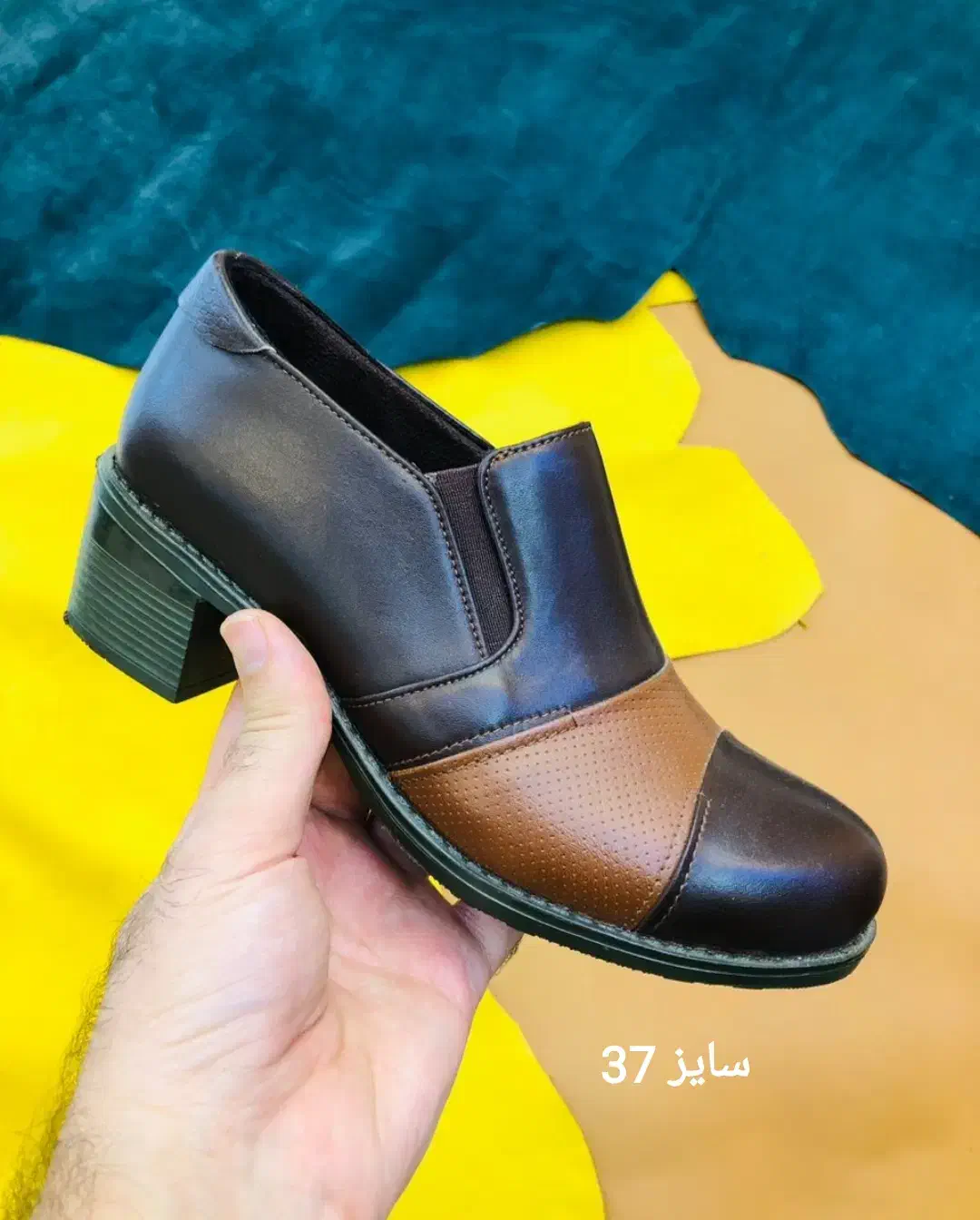 کفش تمام چرم طبیعی زنانه تک سایز|کیف، کفش، کمربند|اردبیل, |دیوار