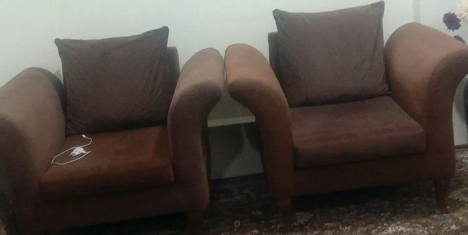 یه دست مبل9نفره خوش نشین بدون ایراد شیک چوب راش|مبلمان خانگی و میز عسلی|کرمانشاه, |دیوار