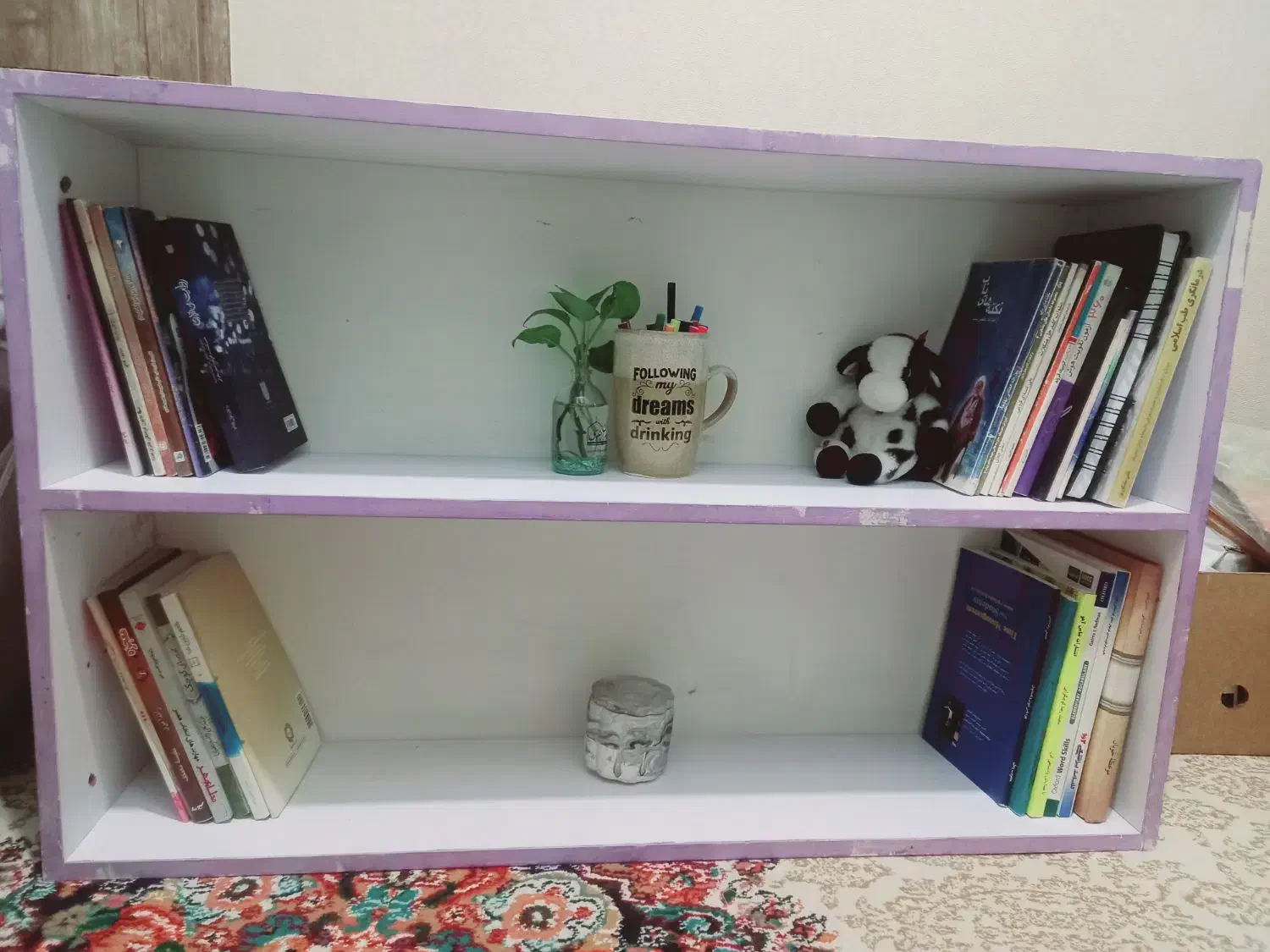 کتابخانه قفسه شلف|کتابخانه، شلف، قفسه‌های دیواری|مشهد, جاهد شهر|دیوار