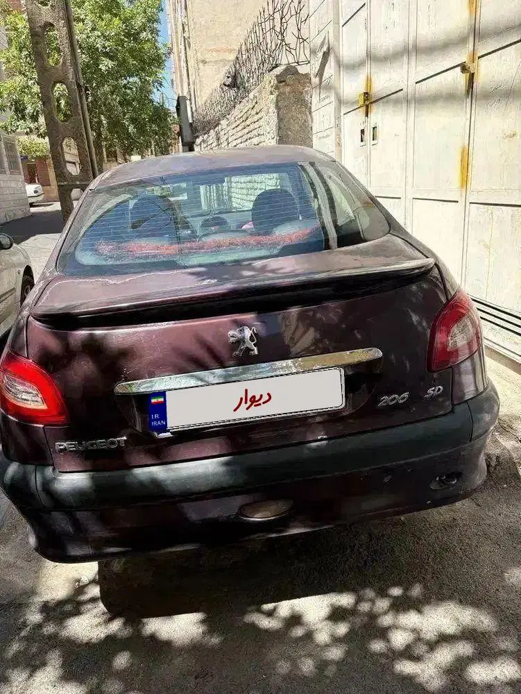 206 sd مدل 88|خودرو سواری و وانت|تهران, شیوا|دیوار
