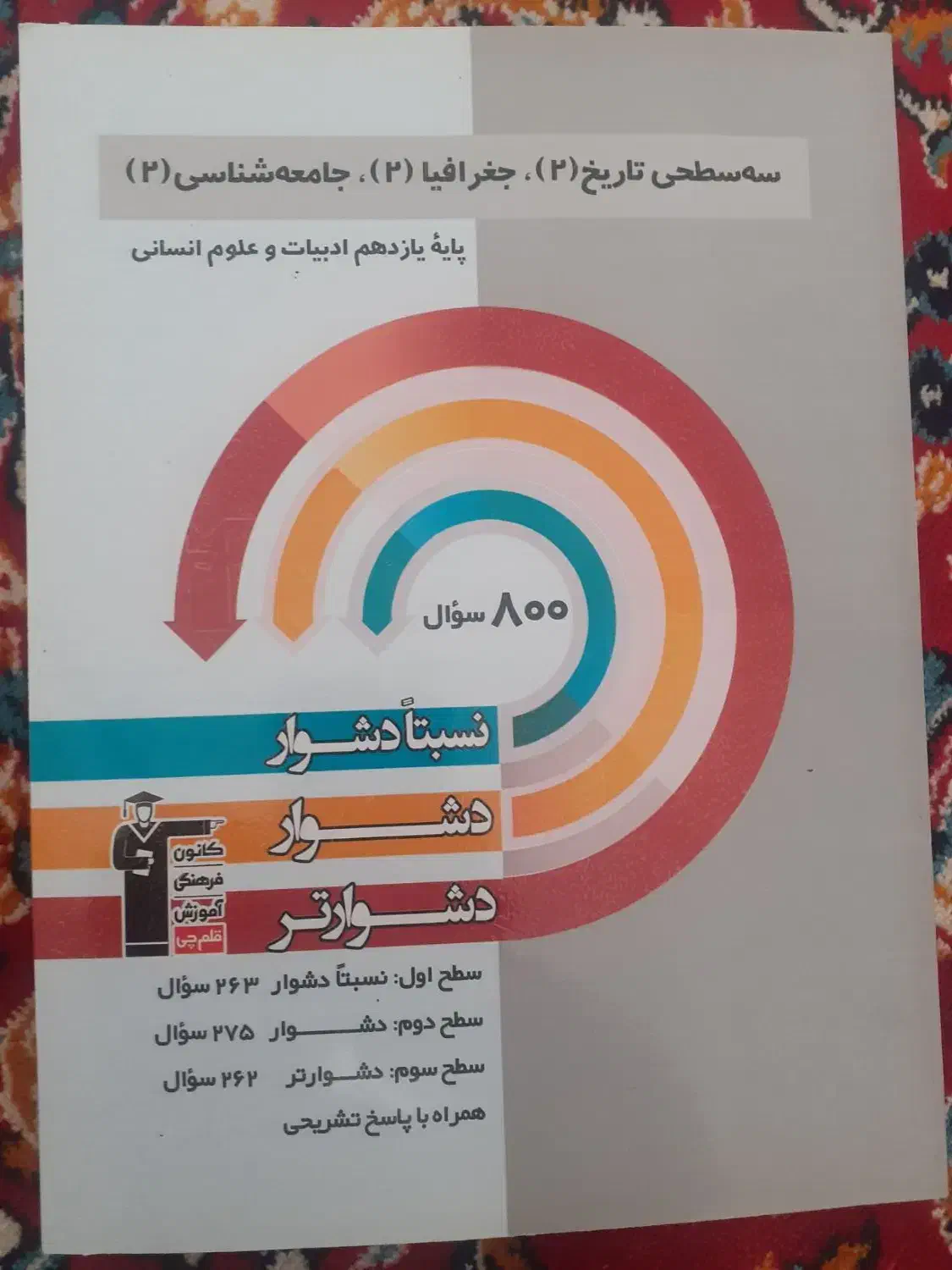 کتاب سطحی تاریخ و جغرافیا و جامعه شناسی یازدهم|کتاب و مجله آموزشی|شیروان (خراسان), |دیوار