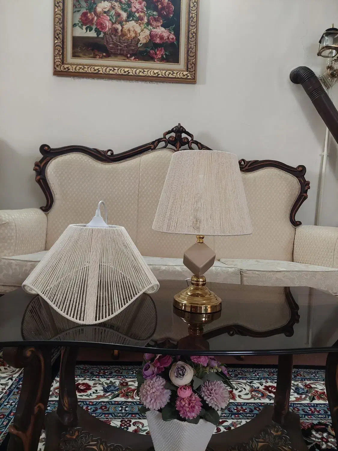 لوستر و آباژور رومیزی|چراغ خواب و آباژور|اراک, |دیوار