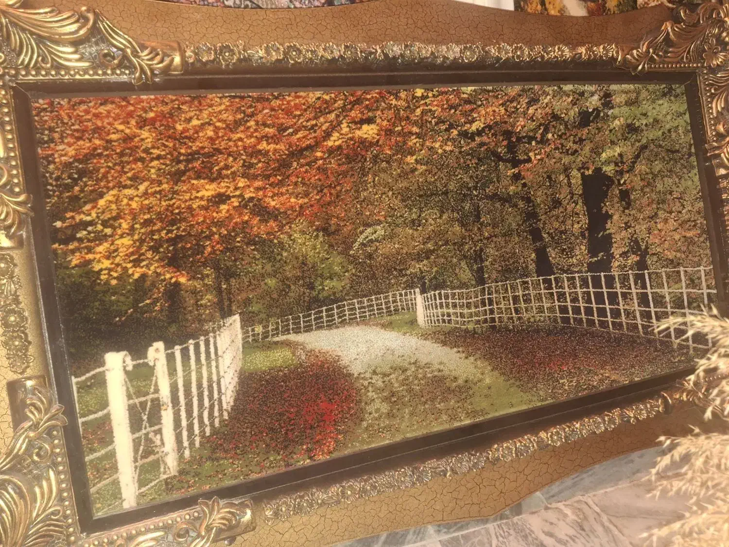 تابلو منظره|تابلو فرش|بروجرد, |دیوار