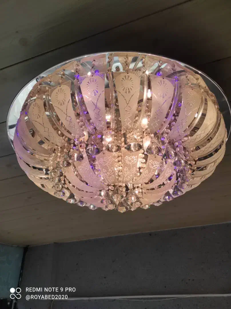 لوستر سقفی /لوستر کریستالی|لوستر و چراغ آویز|خمینی‌شهر, |دیوار