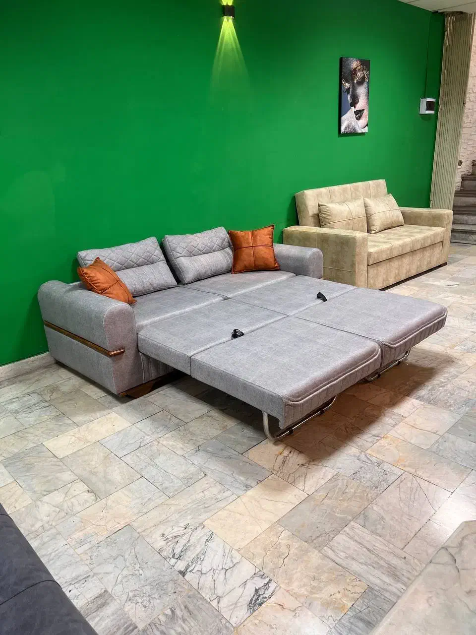 مبل تختخوابشو کاناپه تخت خوابشو مبل تختشو|تخت و سرویس خواب|تهران, نیروی هوایی (پیروزی)|دیوار