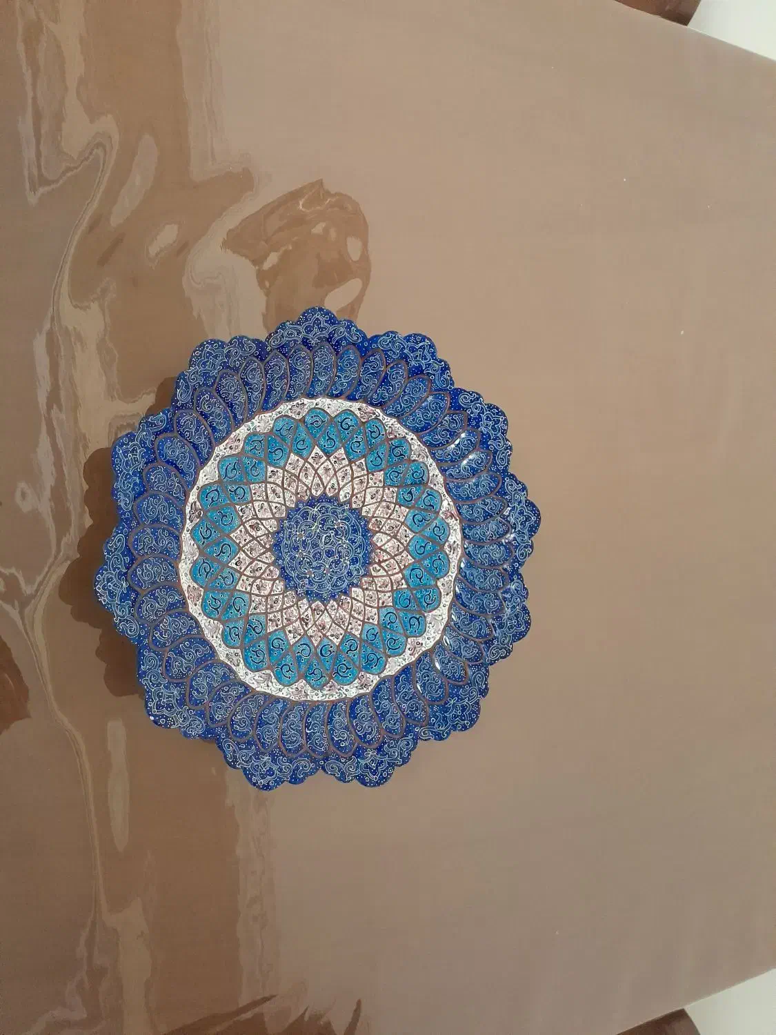 یک عدد بشقاب میناکاری|کلکسیون اشیاء عتیقه|کرج, حسن آباد|دیوار