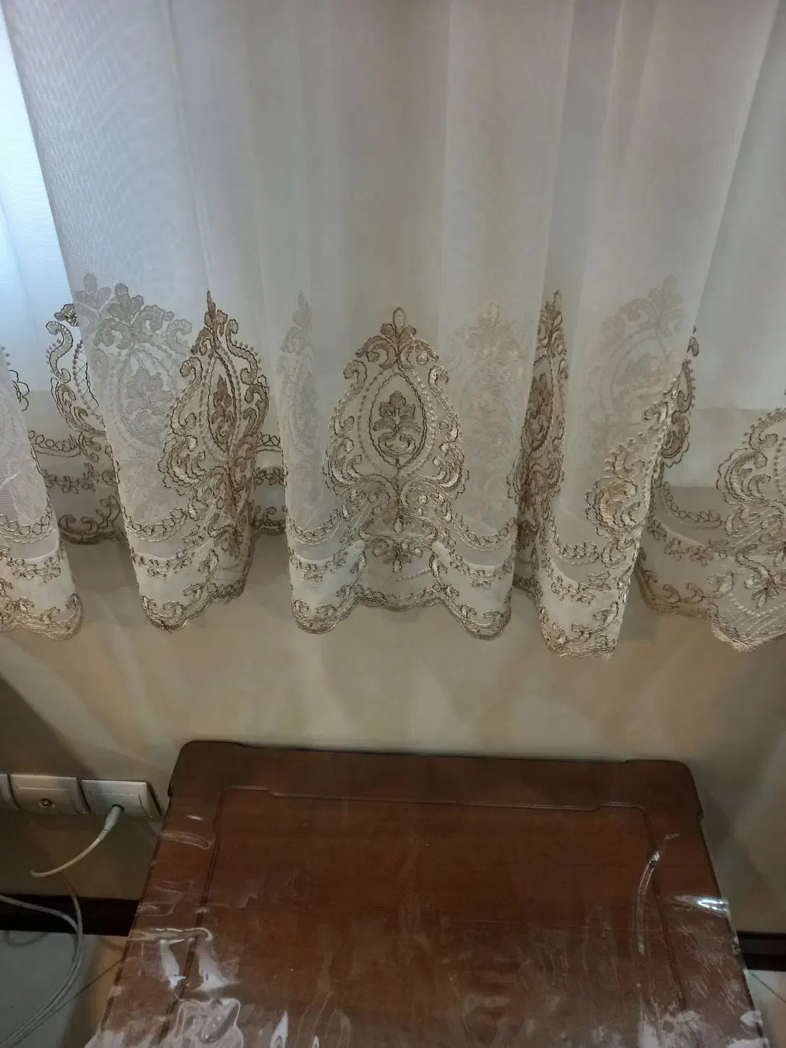 پرده خامه دوزی|پرده، رانر، رومیزی|ری, فیروزآبادی|دیوار