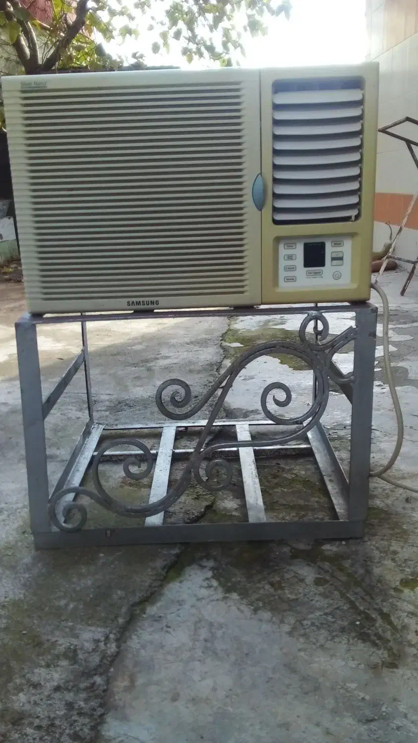 کولر پنجره ای سامسونگ اوریجینال کنترل داردر حد نو|کولر گازی و فنکوئل|رودبنه, |دیوار