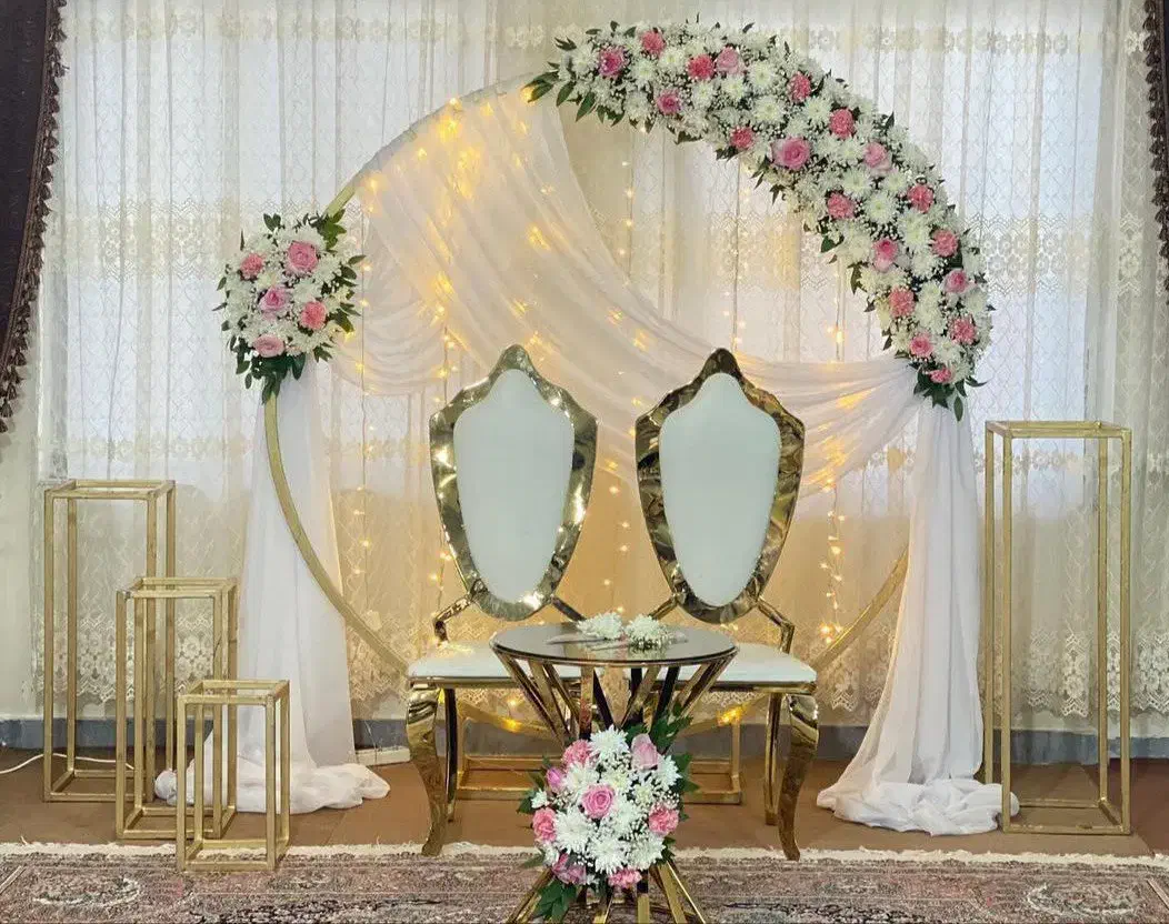 اجاره سفره عقد و بک گراند با قیمت استثنائی|خدمات پذیرایی، مراسم|کرمان, |دیوار