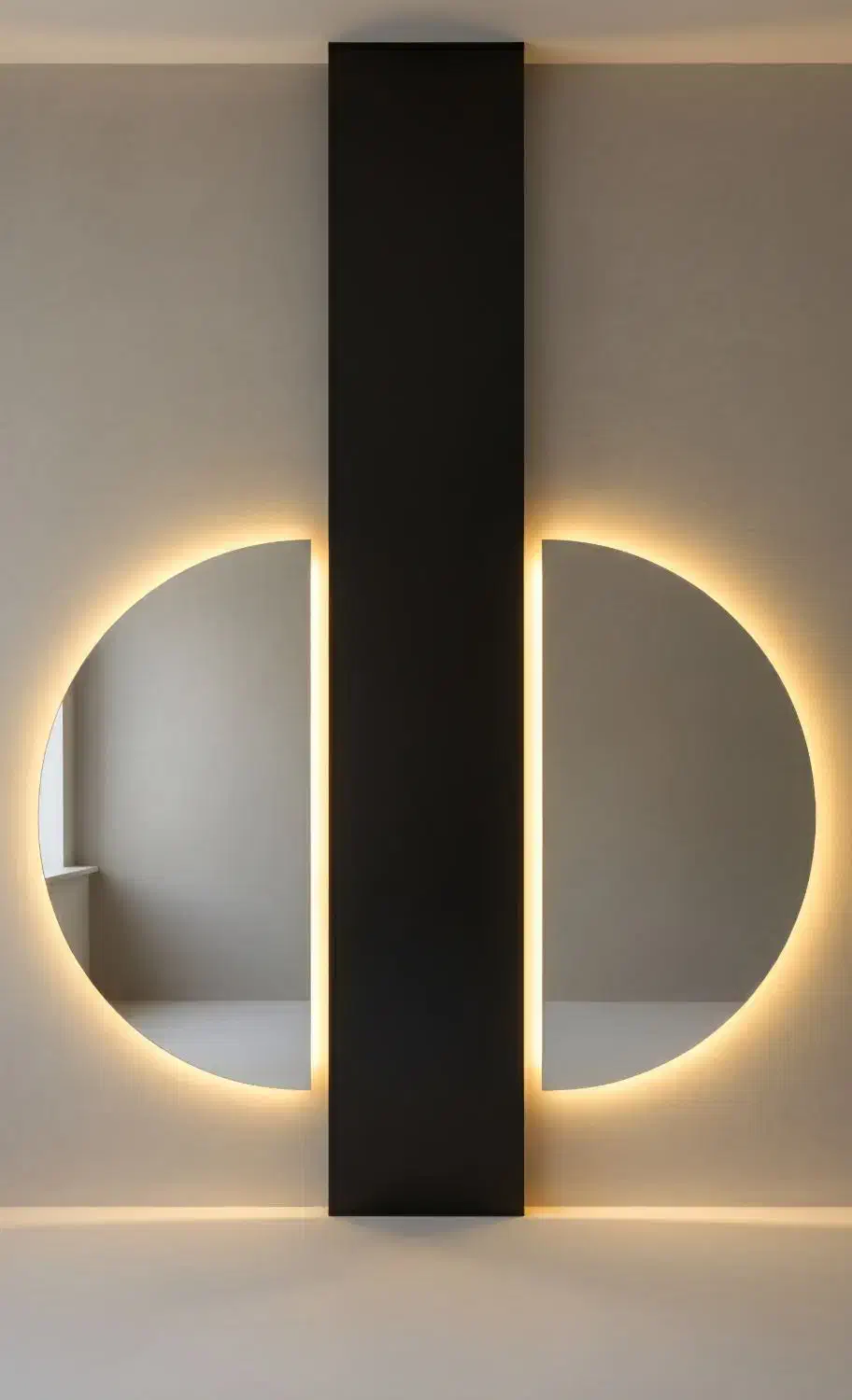 آینه قدی دیواری با نور مخفی|آینه|تهران, امیریه|دیوار