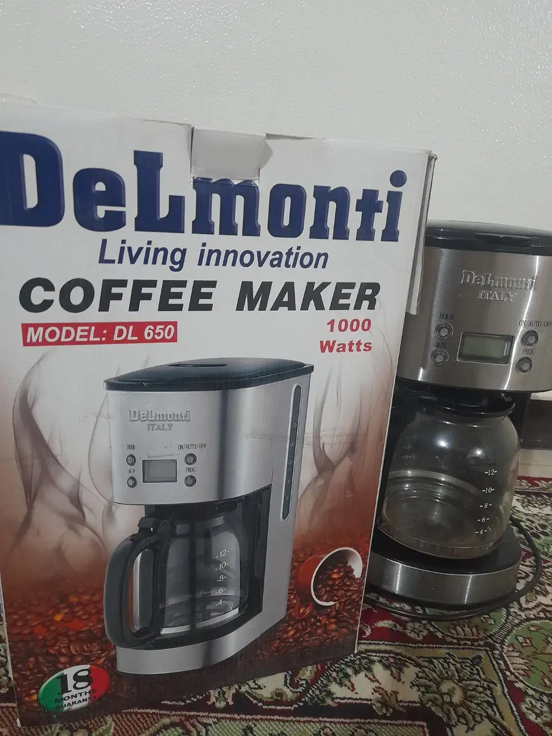 قهوه ساز مارک دلمونتی ایتالیا|سماور، چایساز، قهوهساز|شاهینشهر, شهرک میلاد|دیوار