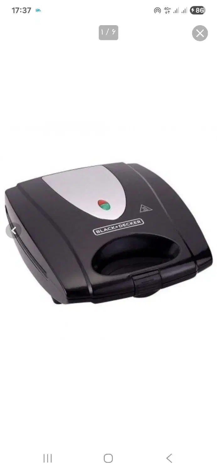 ساندویچساز بلک اند دکر مدل ۴۰۸۰ TS|اجاق گاز و لوازم برقی پختوپز|شیراز, شهرک صدا و سیما|دیوار