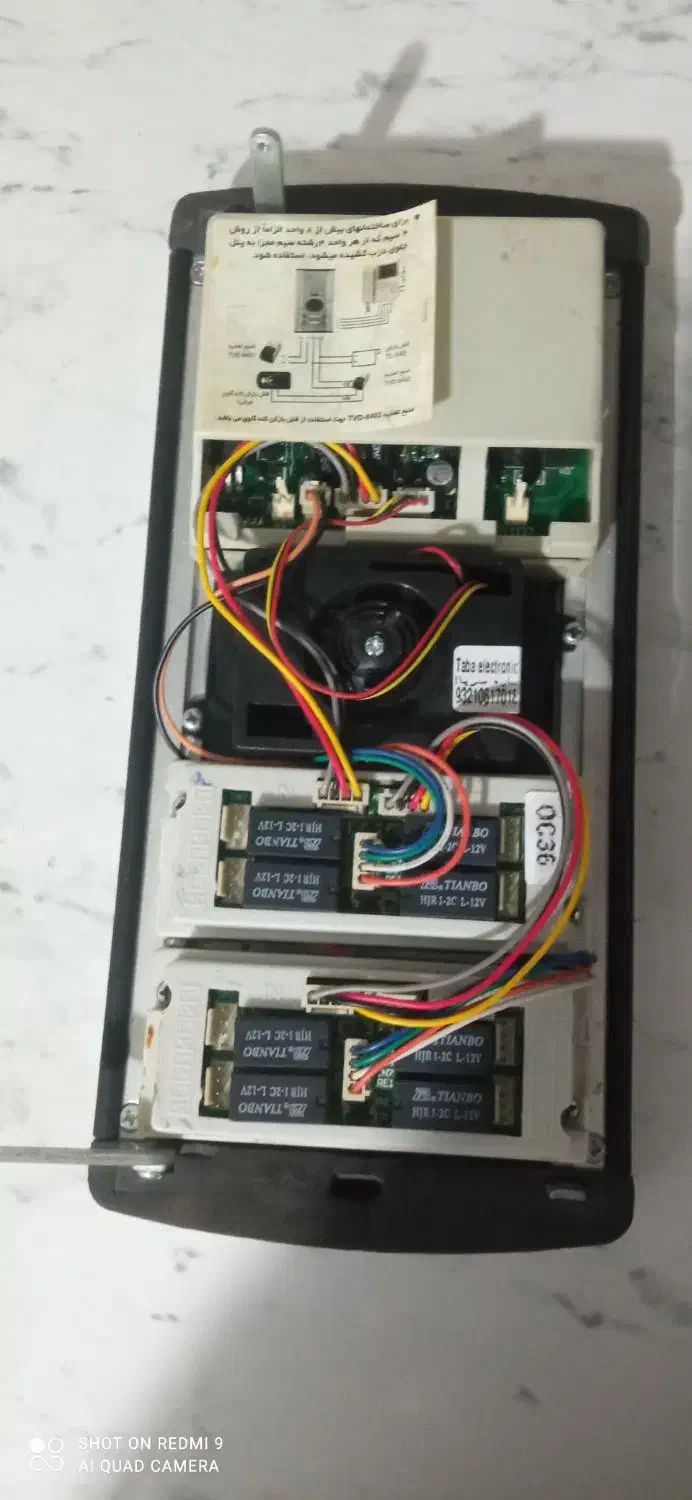 پنل ایفون تصویری 8 طبقه|صوتی و تصویری|باسمنج, |دیوار